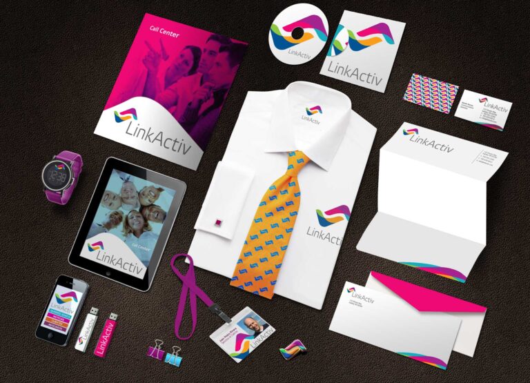 LinkActiv swag and stationery